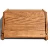 Breka Flat Top Bread Box With Removable Lid In European Oak