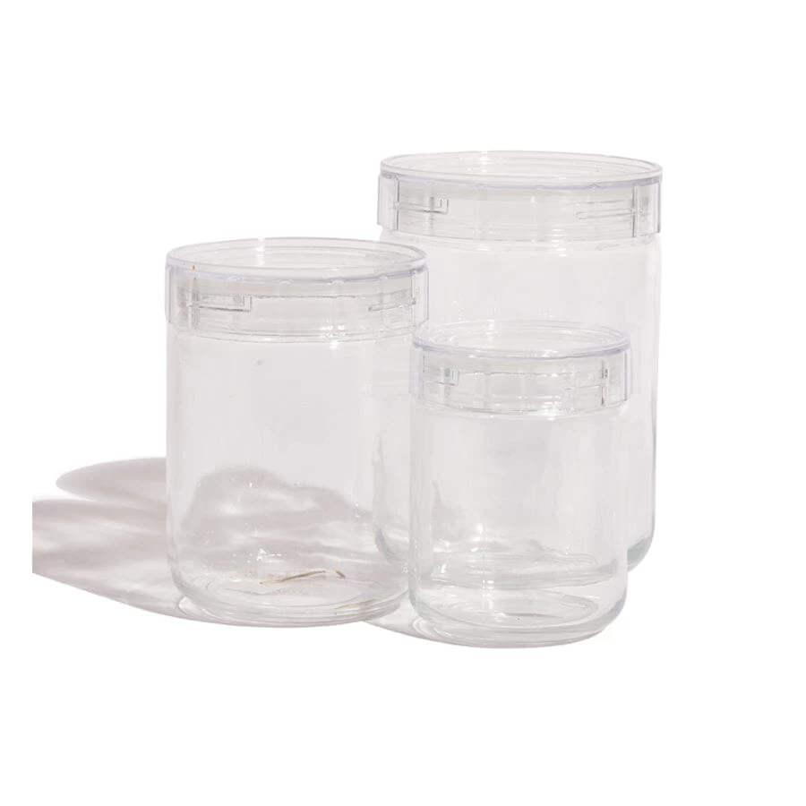 Cellarmate Charmy Clear Storage Jars — Tall 3 Cellarmate Charmy Clear Storage Jars — Tall