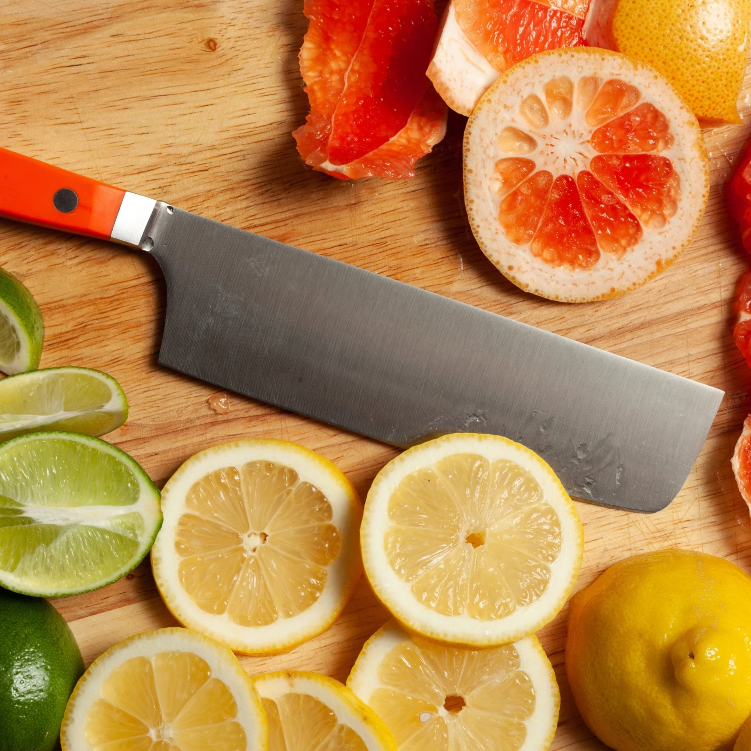 Christopher Kimball For Henckels International Orange 6.5” Nakiri Knife 4 Christopher Kimball For Henckels International Orange 6.5” Nakiri Knife - Image 2