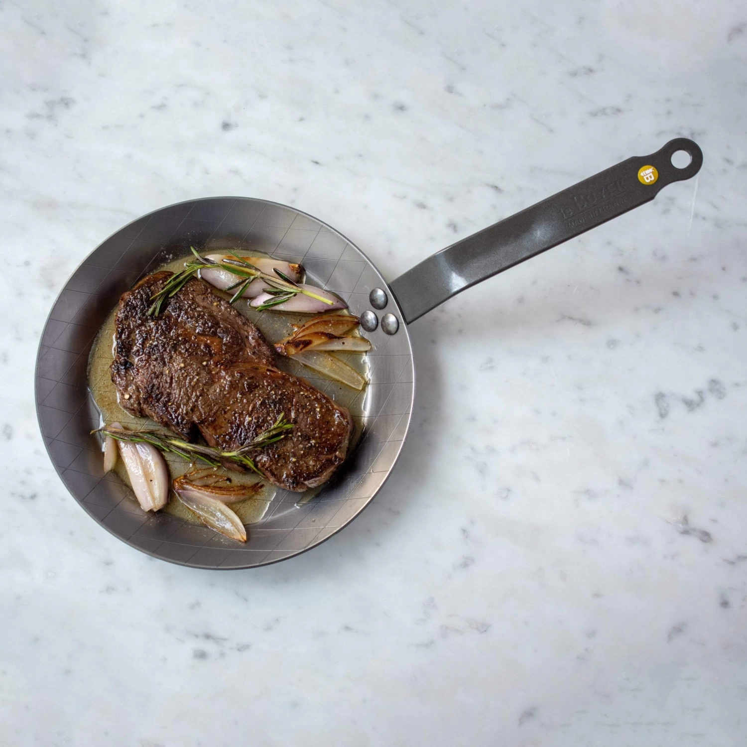 De Buyer Mineral B Steak Frypan 4 De Buyer Mineral B Steak Frypan - Image 2