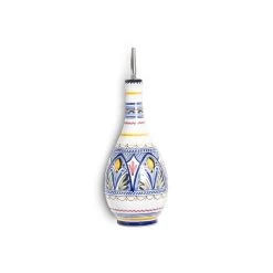 De La Cal Ceramics Multicolor Traditional Olive Oil Dispenser