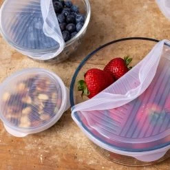 GIR Silicone Stretch Lids 6-Pack -Cooking Tools Store gir silicone stretch lids 6 pack gir 28276445675577