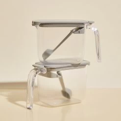 Marna Good Lock Salt And Sugar Container — Set Of 2 8 Marna Good Lock Salt And Sugar Container — Set Of 2 -Cooking Tools Store good lock salt sugar container set of 2 salt pepper shakers marna gray 449221