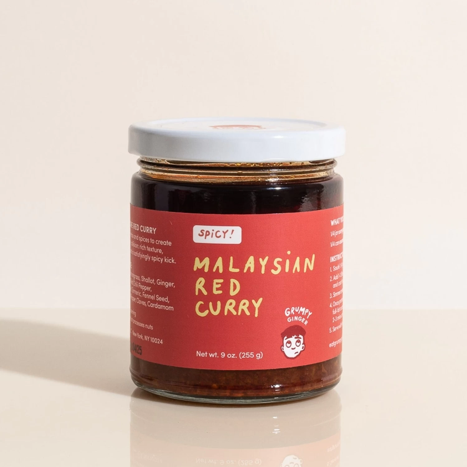 Grumpy Ginger Malaysian Red Curry - Spicy 3 Grumpy Ginger Malaysian Red Curry - Spicy