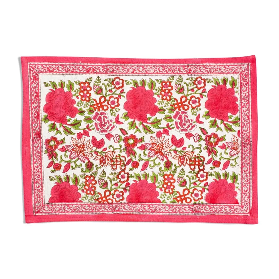J. Catma Colonial Garden Pattern Placemats 4 J. Catma Colonial Garden Pattern Placemats - Image 2