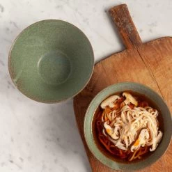 Miya Company Terra Green Ramen Bowls — Set Of 2 -Cooking Tools Store kotobuki trading company ramen bowls set of 2 kotobuki trading company 27969141964857