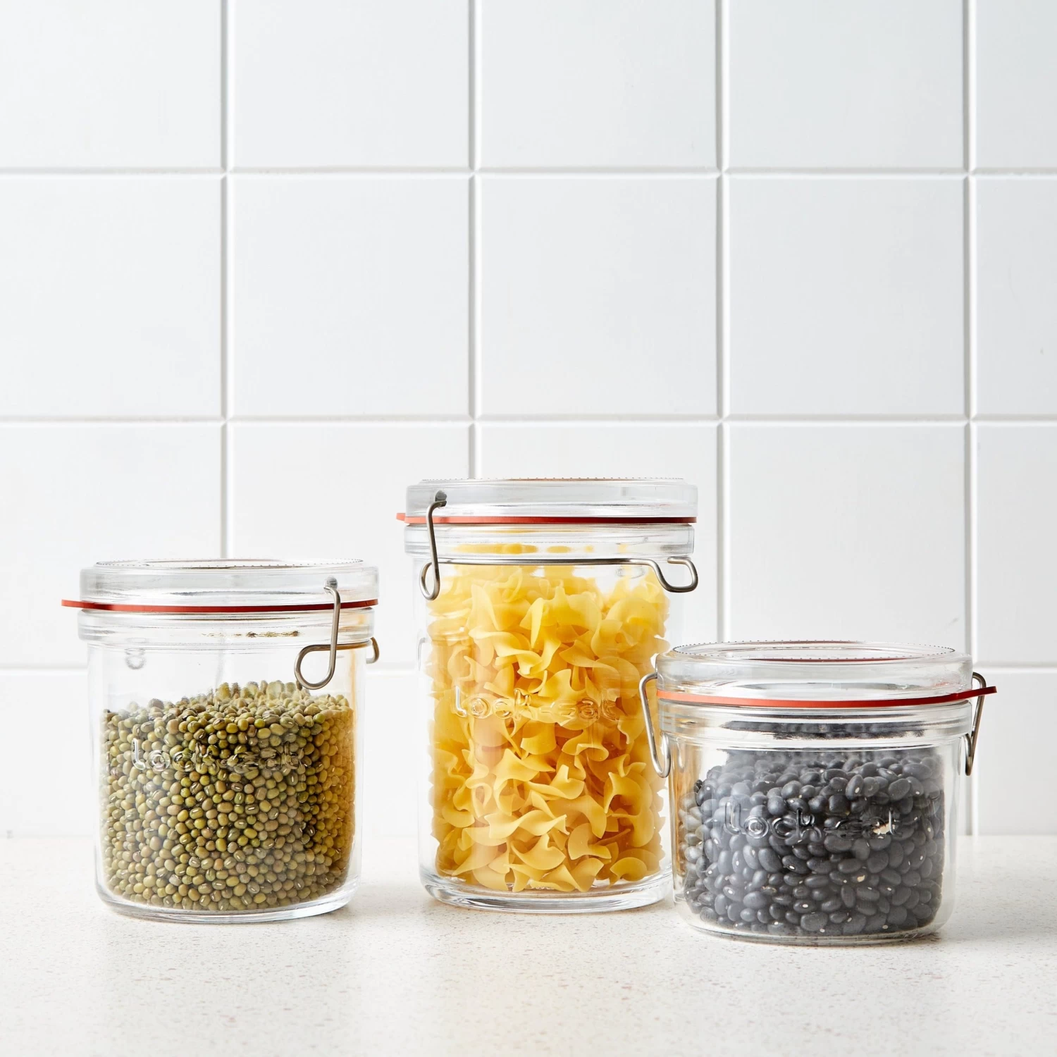 Lock Eat By Luigi Bormioli Frigo Jars - Set Of 3 4 Lock Eat By Luigi Bormioli Frigo Jars - Set Of 3 - Image 2