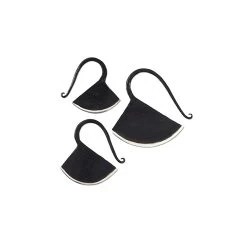 Magenta Citrine Forged Iron Cheese Knives — Set Of 3