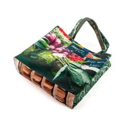 Maron Bouillie Market Tote "Eggplant - Zucchini" -Cooking Tools Store maron bouillie market tote eggplant zucchini la boite a maron 224320