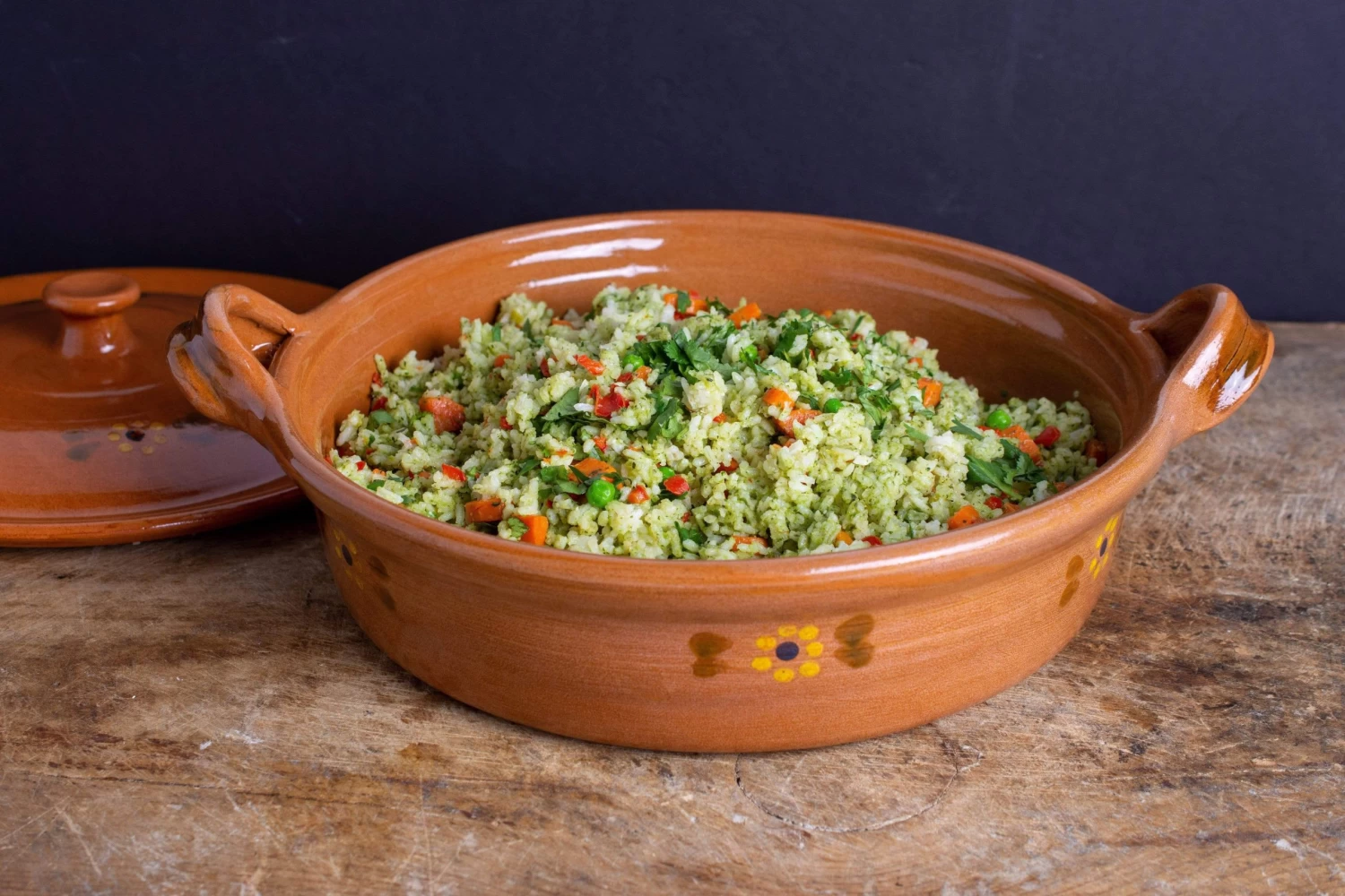 Mexican Terra Cotta Medium Flat Cazuela 5 Mexican Terra Cotta Medium Flat Cazuela - Image 3