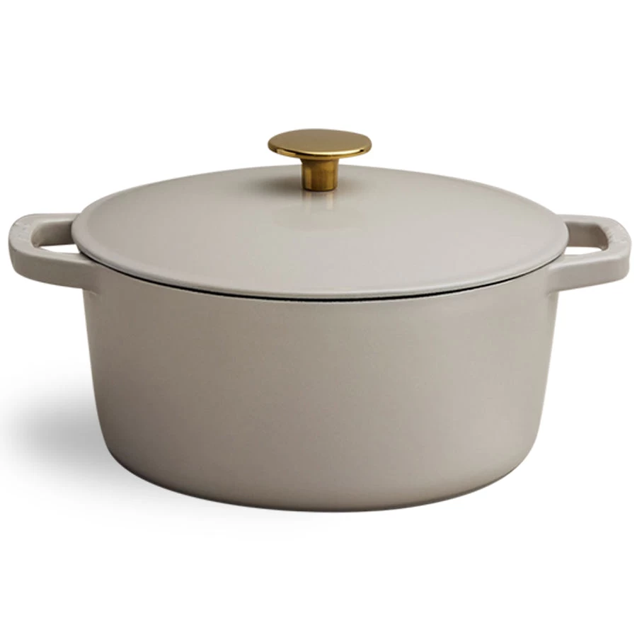 Milo By Kana 3.5-Quart Enameled Dutch Oven — Pebble 3 Milo By Kana 3.5-Quart Enameled Dutch Oven — Pebble