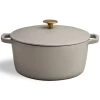 Milo By Kana 5.5-Quart Enameled Dutch Oven — Pebble