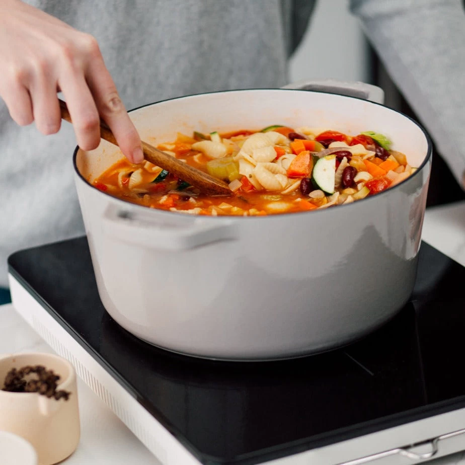 Milo By Kana 5.5-Quart Enameled Dutch Oven — Pebble 4 Milo By Kana 5.5-Quart Enameled Dutch Oven — Pebble - Image 3