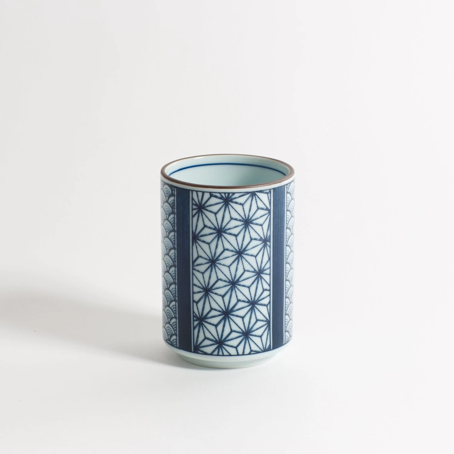 Miya Company Blue Patterns Teacups — Set Of 4 5 Miya Company Blue Patterns Teacups — Set Of 4 - Image 3