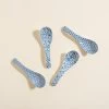 Miya Company Blue & White Soup Spoon Set -Cooking Tools Store miya company blue white soup spoon set housewares miya company 361004