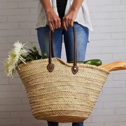 Moroccan Woven Market Basket