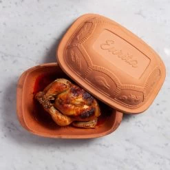 Reston Lloyd Eurita Clay 4 Qt Roaster With Lid