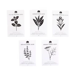 RT1home Seed Starter Grow Set - Oregano, Sage, Tarragon, Thyme, Fennel