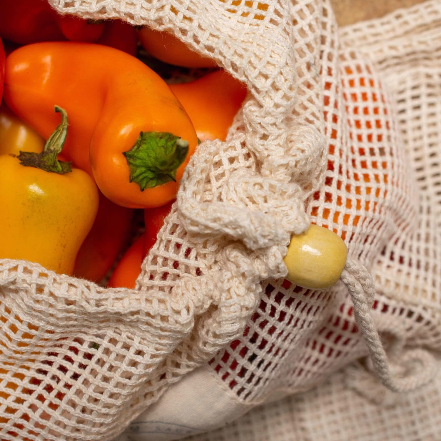 SandStone And Sage Organic Cotton Produce Bags – 7-Piece Set 5 SandStone And Sage Organic Cotton Produce Bags – 7-Piece Set - Image 3