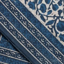 Serrv International Hand-Dyed Indian Tablecloth -Cooking Tools Store serrv international hand dyed indian tablecloth serrv international indigo floral dabu 28137626206265