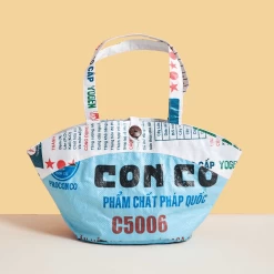 Serrv International Recycled Feed Bag Market Tote