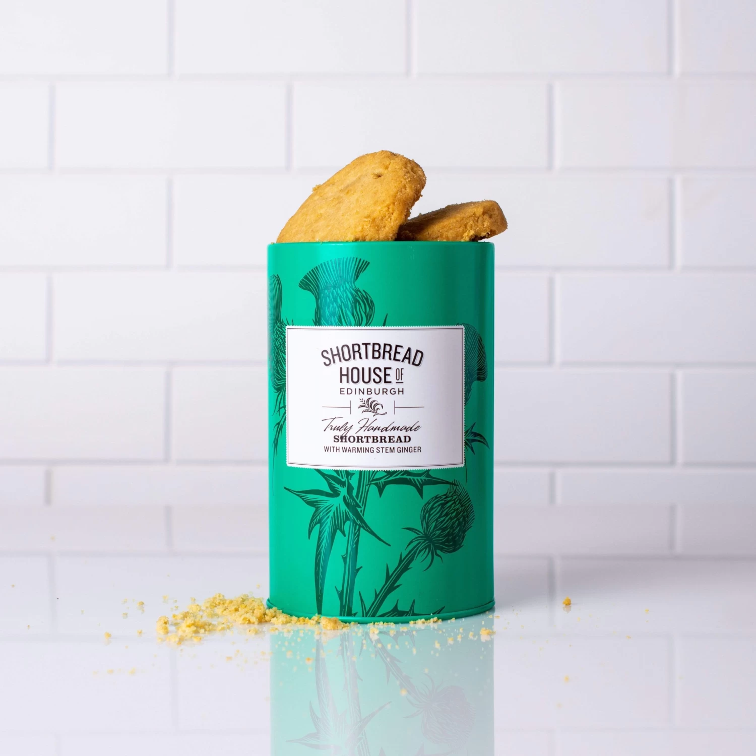 Shortbread House Of Edinburgh Warming Stem Ginger Shortbread Biscuits 4 Shortbread House Of Edinburgh Warming Stem Ginger Shortbread Biscuits - Image 2