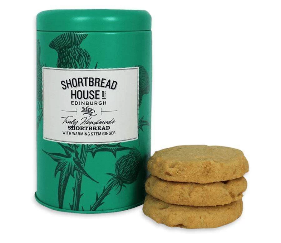 Shortbread House Of Edinburgh Warming Stem Ginger Shortbread Biscuits 3 Shortbread House Of Edinburgh Warming Stem Ginger Shortbread Biscuits