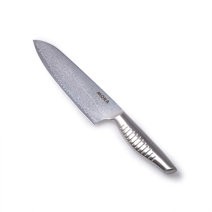Suncraft MOKA Damascus Santoku 3 Suncraft MOKA Damascus Santoku