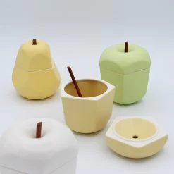 Ttyokzk Poire (Pear) Sugar Jar -Cooking Tools Store ttyokzk poire pear sugar jar housewares jewel japan 803013