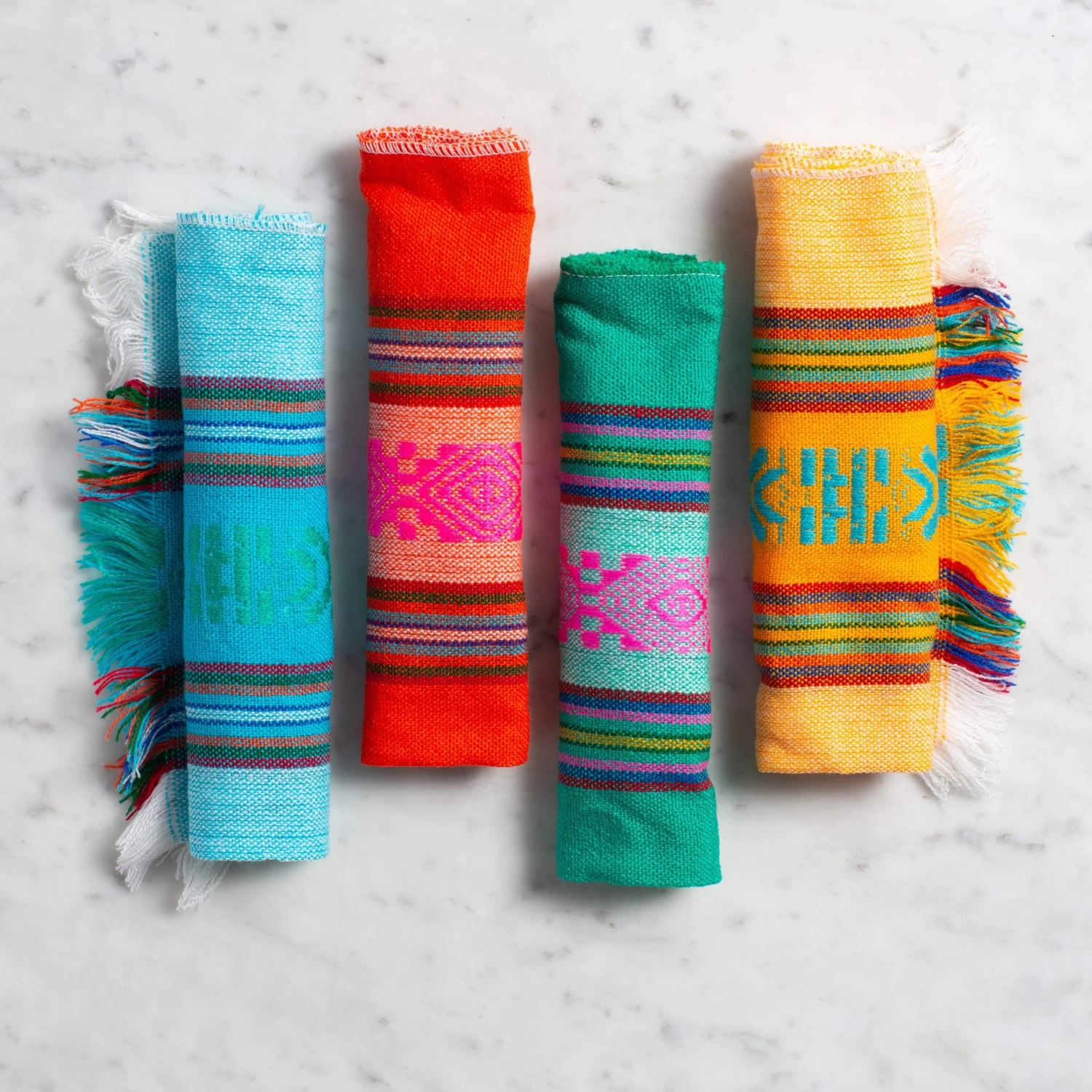 Verve Culture Mexican Servilletas - Set Of 4 4 Verve Culture Mexican Servilletas - Set Of 4 - Image 2
