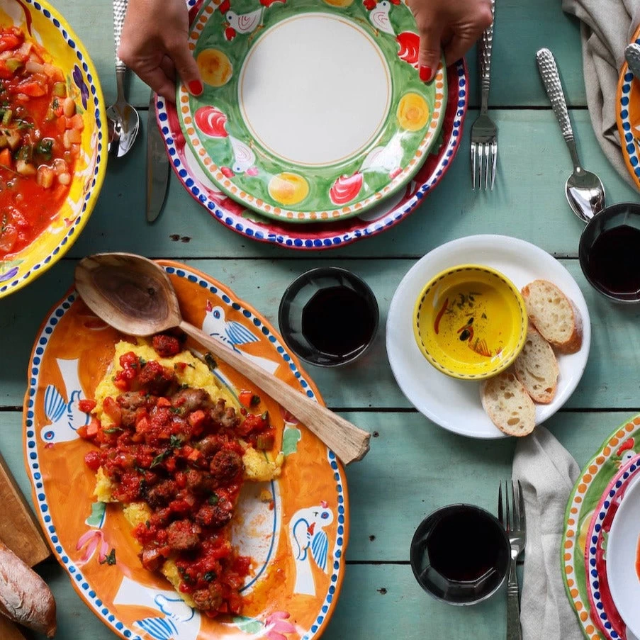 Vietri Campagna Collection Olive Oil Bowl 4 Vietri Campagna Collection Olive Oil Bowl - Image 2