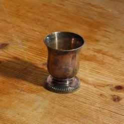Vintage French Silver Jigger (Shot Glass) -Cooking Tools Store vintage french silver jigger shot glass housewares elsie green footed 341046