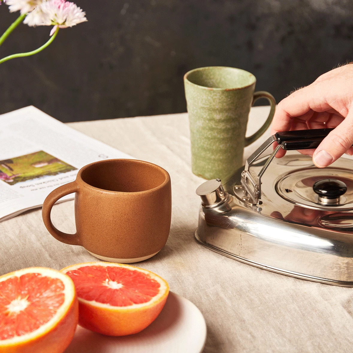 Wahei Freiz Stainless Steel Cube Kettle 4 Wahei Freiz Stainless Steel Cube Kettle - Image 2